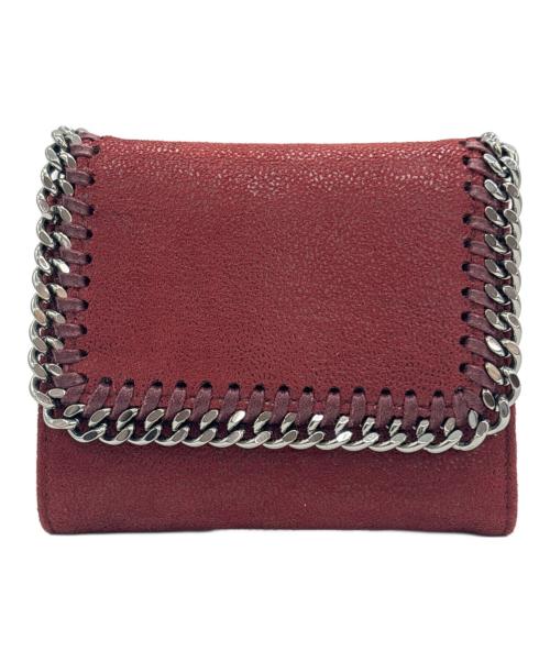 STELLA McCARTNEY（ステラマッカートニー）STELLA McCARTNEY (ステラマッカートニー) 3つ折り財布 ワインレッドの古着・服飾アイテム