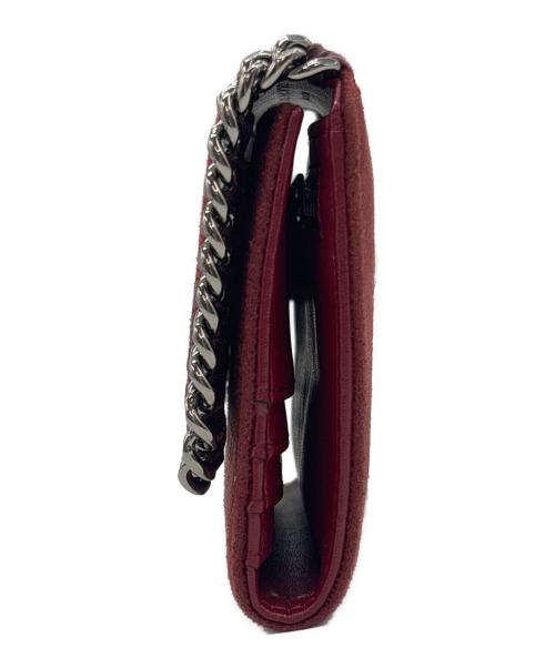 STELLA McCARTNEY（ステラマッカートニー）STELLA McCARTNEY (ステラマッカートニー) 3つ折り財布 ワインレッドの古着・服飾アイテム