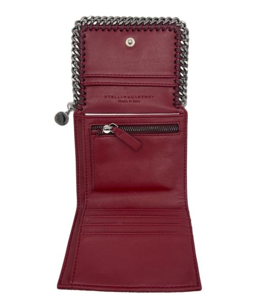STELLA McCARTNEY（ステラマッカートニー）STELLA McCARTNEY (ステラマッカートニー) 3つ折り財布 ワインレッドの古着・服飾アイテム