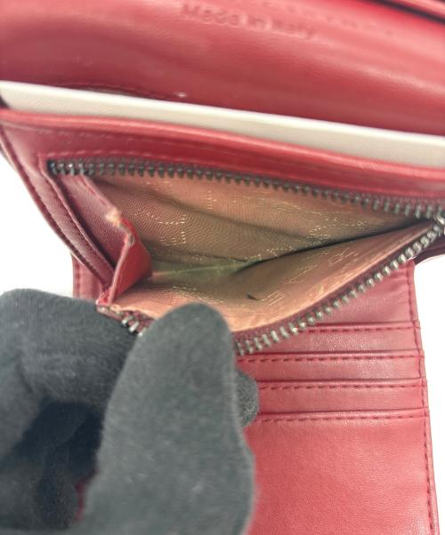 STELLA McCARTNEY（ステラマッカートニー）STELLA McCARTNEY (ステラマッカートニー) 3つ折り財布 ワインレッドの古着・服飾アイテム