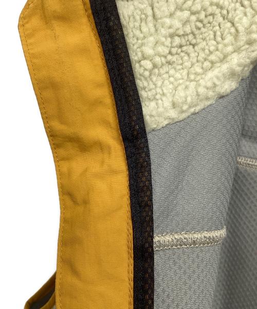 Patagonia（パタゴニア）Patagonia (パタゴニア) フリースベスト ベージュ×イエロー サイズ:Sの古着・服飾アイテム