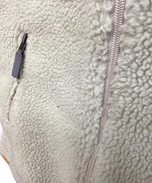 Patagonia（パタゴニア）Patagonia (パタゴニア) フリースベスト ベージュ×イエロー サイズ:Sの古着・服飾アイテム