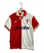 UMBROアンブロ）の古着「ゲームシャツ」｜レッド×ホワイト