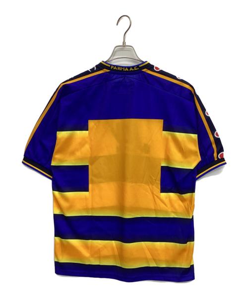 Champion（チャンピオン）Champion (チャンピオン) ゲームシャツ ブルー×イエロー サイズ:Mの古着・服飾アイテム