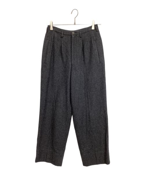 Y's for men（ワイズフォーメン）Y'S for men (ワイズフォーメン) ウールタックパンツ グレー サイズ:Sの古着・服飾アイテム