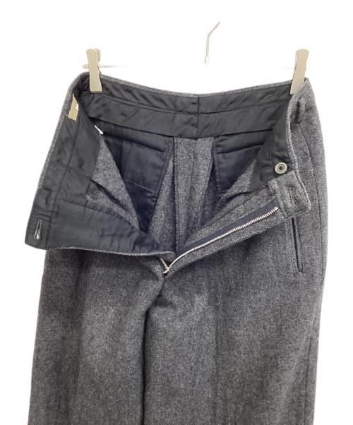 Y's for men（ワイズフォーメン）Y'S for men (ワイズフォーメン) ウールタックパンツ グレー サイズ:Sの古着・服飾アイテム