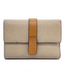 LOEWE（ロエベ）の古着「バーティカル ウォレット スモール」｜ベージュ