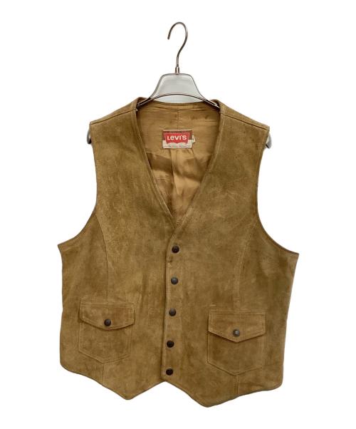 LEVI'S（リーバイス）LEVI'S (リーバイス) スウェードベスト キャメル サイズ:Lの古着・服飾アイテム