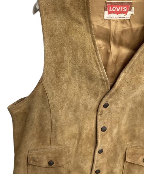 LEVI'S（リーバイス）LEVI'S (リーバイス) スウェードベスト キャメル サイズ:Lの古着・服飾アイテム