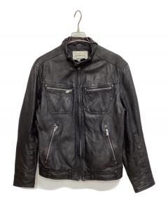 中古・古着通販】LEVI'S (リーバイス) レザー切替スタジャン ブラック