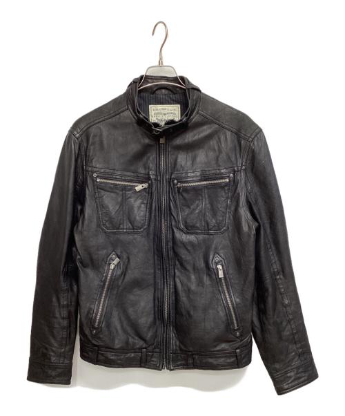 LEVI'S（リーバイス）LEVI'S (リーバイス) ラムレザージャケット ブラック サイズ:Lの古着・服飾アイテム