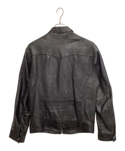 LEVI'S（リーバイス）LEVI'S (リーバイス) ラムレザージャケット ブラック サイズ:Lの古着・服飾アイテム