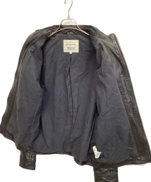 LEVI'S（リーバイス）LEVI'S (リーバイス) ラムレザージャケット ブラック サイズ:Lの古着・服飾アイテム