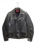 LEVI'S REDTABリーバイスレッドタブ）の古着「レザーライダースジャケット」｜ブラック