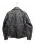 LEVI'S REDTAB (リーバイスレッドタブ) レザーライダースジャケット ブラック サイズ:L：27000円
