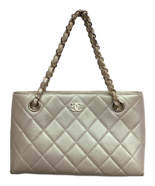 CHANEL（シャネル）CHANEL (シャネル) チェーントートバッグ パールピンクの古着・服飾アイテム