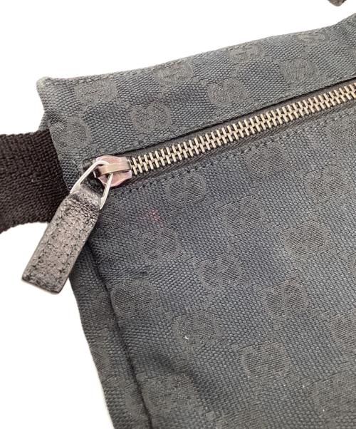 GUCCI（グッチ）GUCCI (グッチ) ウエストポーチ ブラックの古着・服飾アイテム