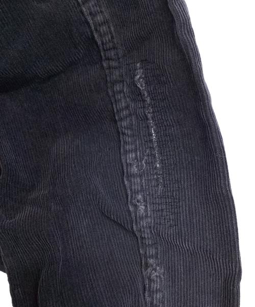 SEQUEL（シークエル）SEQUEL (シークエル) FRAGMENT DESIGN (フラグメントデザイン) DAMAGE CORDUROY JACKET ブラック サイズ:Mの古着・服飾アイテム