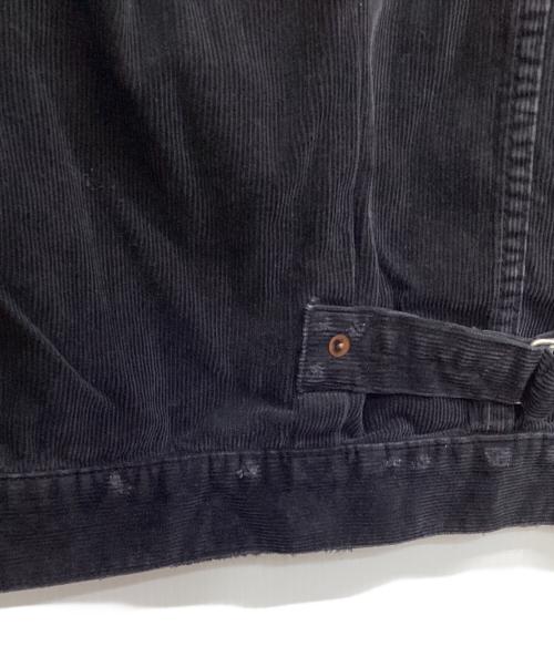 SEQUEL（シークエル）SEQUEL (シークエル) FRAGMENT DESIGN (フラグメントデザイン) DAMAGE CORDUROY JACKET ブラック サイズ:Mの古着・服飾アイテム