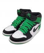 NIKEナイキ）の古着「ハイカットスニーカー」｜グリーン×ホワイト