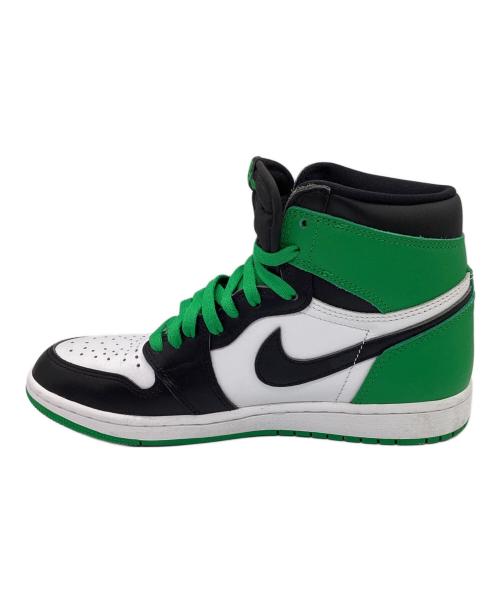 NIKE（ナイキ）NIKE (ナイキ) ハイカットスニーカー グリーン×ホワイト サイズ:26.5の古着・服飾アイテム