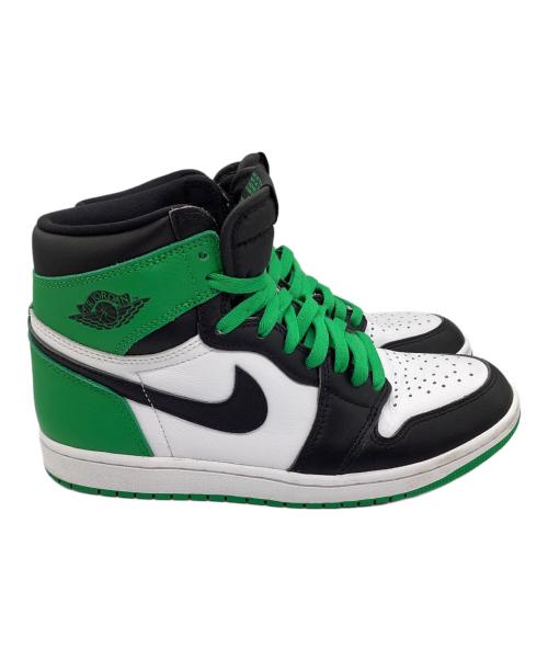 NIKE（ナイキ）NIKE (ナイキ) ハイカットスニーカー グリーン×ホワイト サイズ:26.5の古着・服飾アイテム