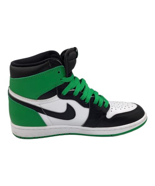 NIKE（ナイキ）NIKE (ナイキ) ハイカットスニーカー グリーン×ホワイト サイズ:26.5の古着・服飾アイテム