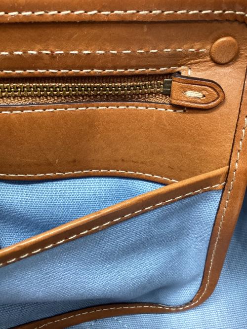 POLO RALPH LAUREN（ポロ・ラルフローレン）POLO RALPH LAUREN (ポロ・ラルフローレン) トートバッグ レッド×キャメルの古着・服飾アイテム