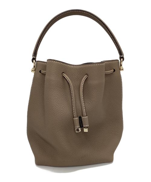 bonaventura（ボナベンチュラ）BONAVENTURA (ボナベンチュラ) バケットバッグ エトゥープの古着・服飾アイテム