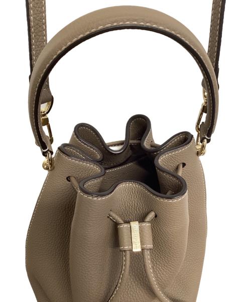 bonaventura（ボナベンチュラ）BONAVENTURA (ボナベンチュラ) バケットバッグ エトゥープの古着・服飾アイテム