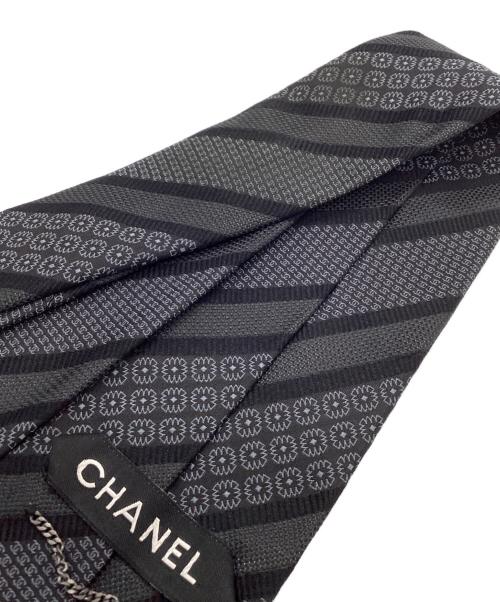 CHANEL（シャネル）CHANEL (シャネル) ネクタイ ブラック サイズ:FREEの古着・服飾アイテム