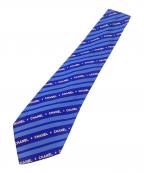 CHANELシャネル）の古着「ネクタイ」｜スカイブルー×ブルー