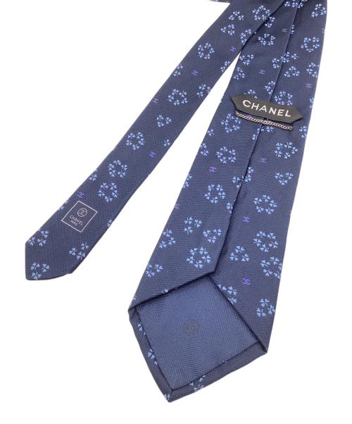 CHANEL（シャネル）CHANEL (シャネル) ネクタイ ネイビー サイズ:FREEの古着・服飾アイテム