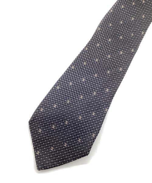 CHANEL（シャネル）CHANEL (シャネル) ネクタイ ブラック サイズ:FREEの古着・服飾アイテム