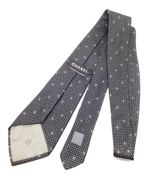 CHANEL（シャネル）CHANEL (シャネル) ネクタイ ブラック サイズ:FREEの古着・服飾アイテム