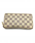 LOUIS VUITTONルイ ヴィトン）の古着「ジッピー ウォレット」｜グレー×アイボリー