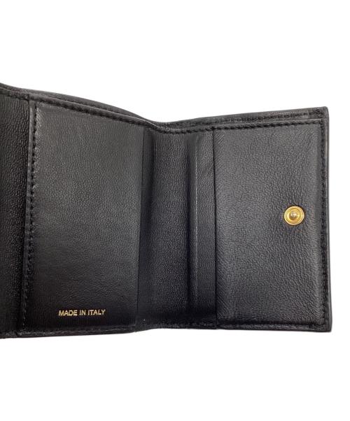 MARNI（マルニ）MARNI (マルニ) 3つ折り財布 ブラウン×パープルの古着・服飾アイテム