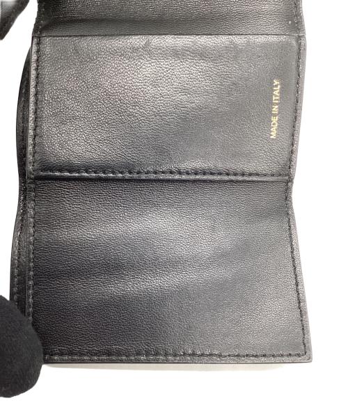 MARNI（マルニ）MARNI (マルニ) 3つ折り財布 ブラウン×パープルの古着・服飾アイテム