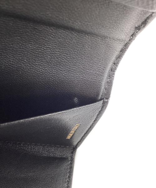 MARNI（マルニ）MARNI (マルニ) 3つ折り財布 ブラウン×パープルの古着・服飾アイテム