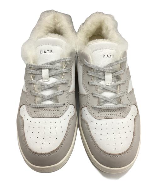D.A.T.E.（デイト）D.A.T.E. (デイト) スニーカー ライトグレー×ベージュ サイズ:25.5の古着・服飾アイテム