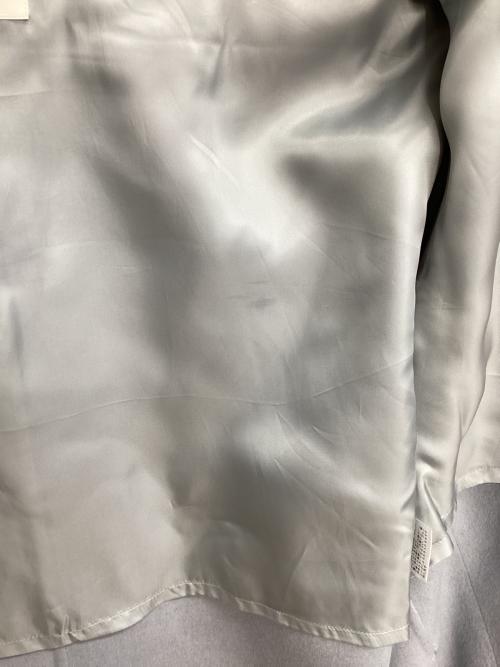 BALLSEY（ボールジィ）BALLSEY (ボールジィ) プレミアムウールリバー オープンカラーショートコート ブルー サイズ:36の古着・服飾アイテム