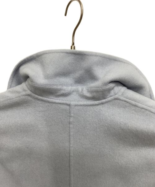 BALLSEY（ボールジィ）BALLSEY (ボールジィ) プレミアムウールリバー オープンカラーショートコート ブルー サイズ:36の古着・服飾アイテム