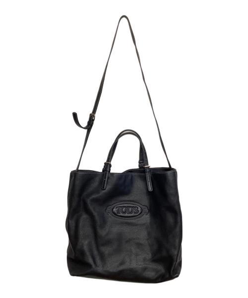 TOD'S（トッズ）TOD'S (トッズ) 2WAYバッグ ブラックの古着・服飾アイテム