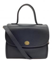 COACH（コーチ）の古着「2WAYバッグ」｜ネイビー