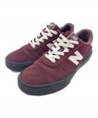 NEW BALANCEニューバランス）の古着「ローカットスニーカー」｜ボルドー