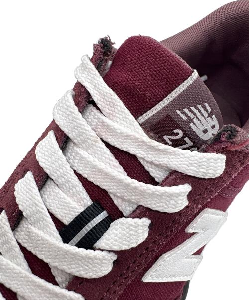 NEW BALANCE（ニューバランス）NEW BALANCE (ニューバランス) ローカットスニーカー ボルドー サイズ:23.5㎝の古着・服飾アイテム