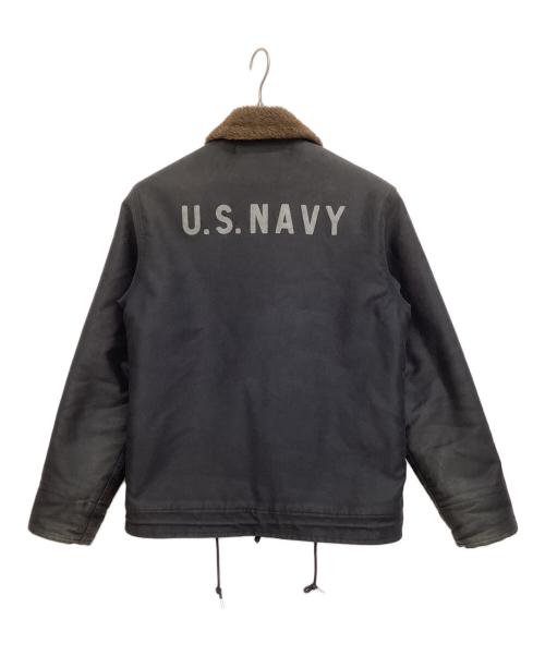 NAVY DEPARTMENT（ネイビーデパートメント）NAVY DEPARTMENT (ネイビーデパートメント) N-1デッキジャケット グレー サイズ:38の古着・服飾アイテム