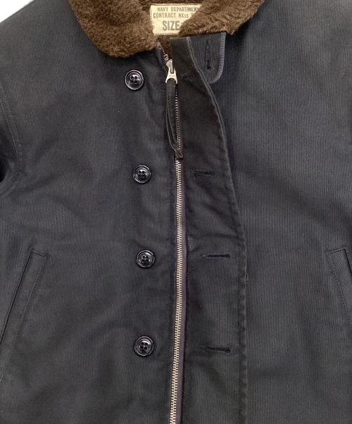NAVY DEPARTMENT（ネイビーデパートメント）NAVY DEPARTMENT (ネイビーデパートメント) N-1デッキジャケット グレー サイズ:38の古着・服飾アイテム