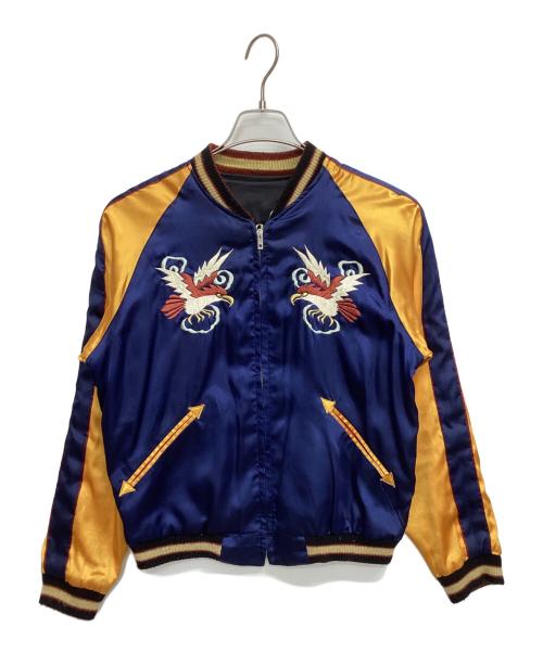 TAILOR 東洋（テーラー東洋）TAILOR 東洋 (テーラー東洋) リバーシブルスタジャン ブルー×ブラック サイズ:Sの古着・服飾アイテム