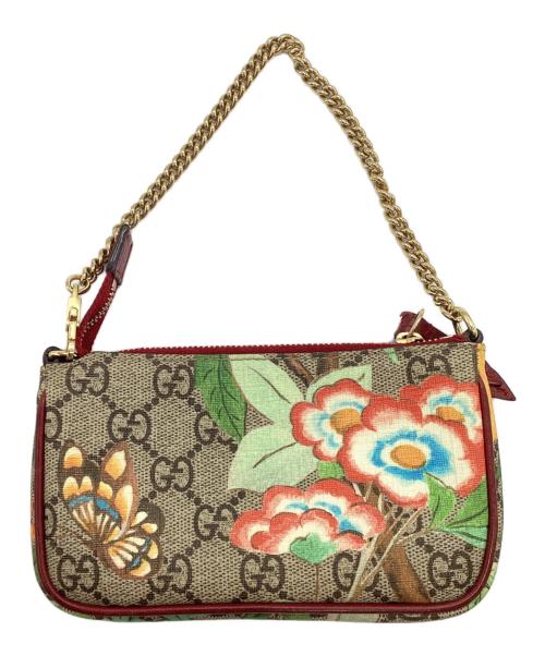 GUCCI（グッチ）GUCCI (グッチ) ショルダーポーチ ブラウンの古着・服飾アイテム